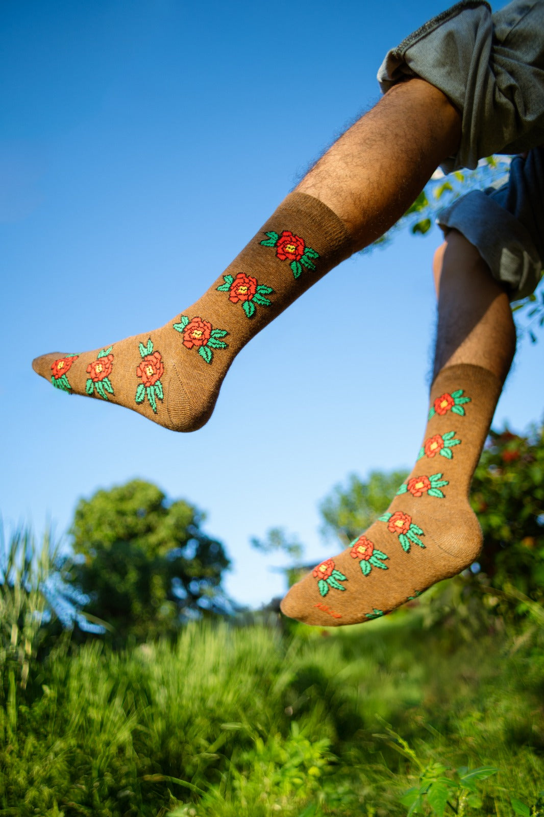 Calcetines "Botánica Chic" Rocket - Elegancia Floral