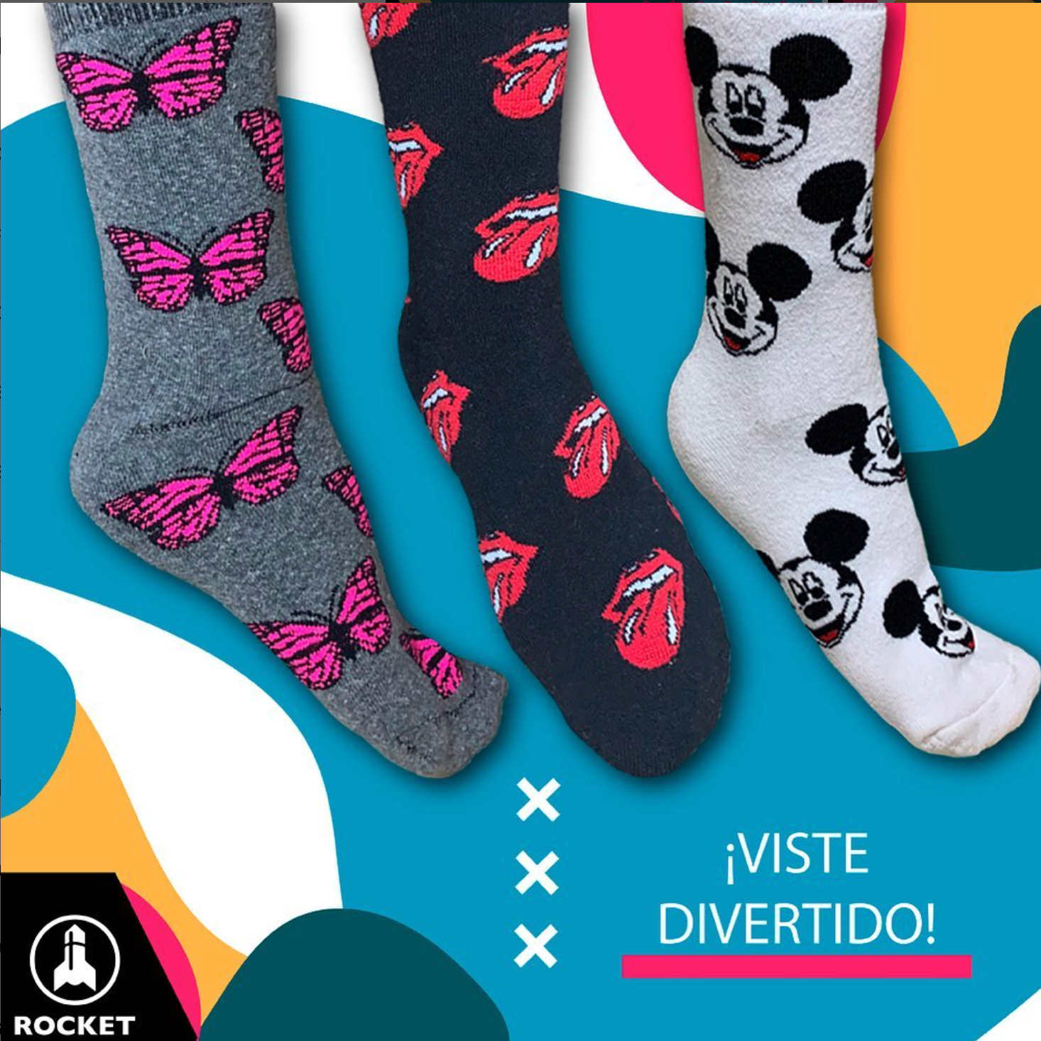 La Pandilla Rocket: Calcetines de Colección con Personajes Icónicos